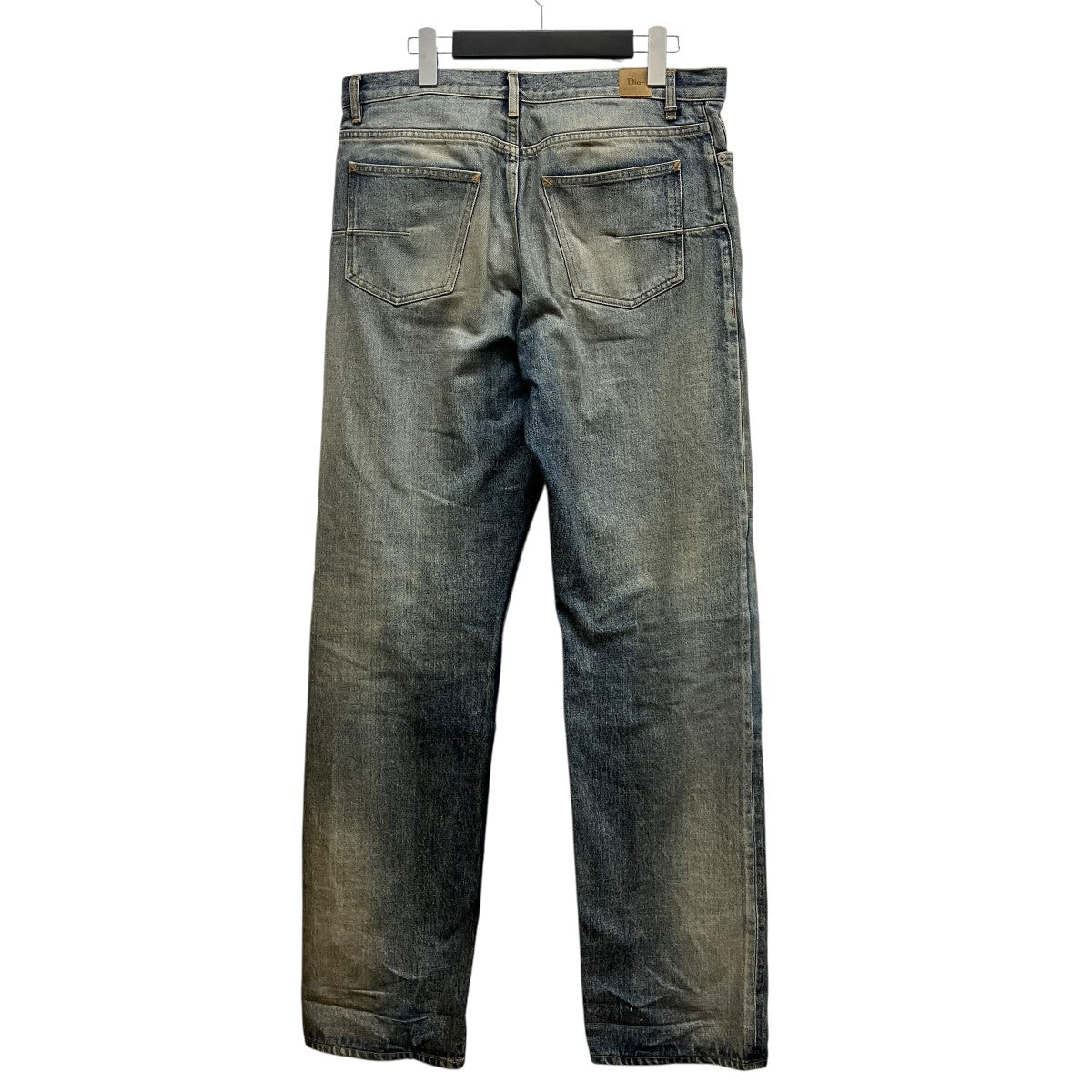 DIOR 26SSREGULAR FIT COTTON TWILL JEANSダメージ加工パッチワークデニムパンツ683D002D3052 古着・中古-2枚目のアイテム画像