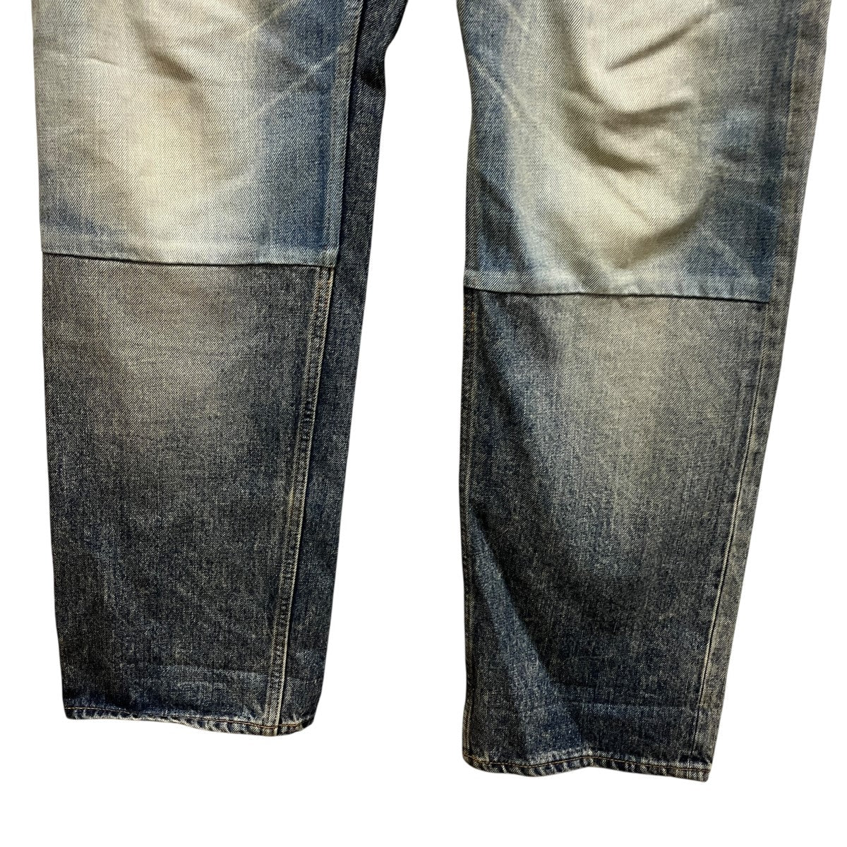 DIOR 26SSREGULAR FIT COTTON TWILL JEANSダメージ加工パッチワークデニムパンツ683D002D3052 古着・中古-4枚目のアイテム画像