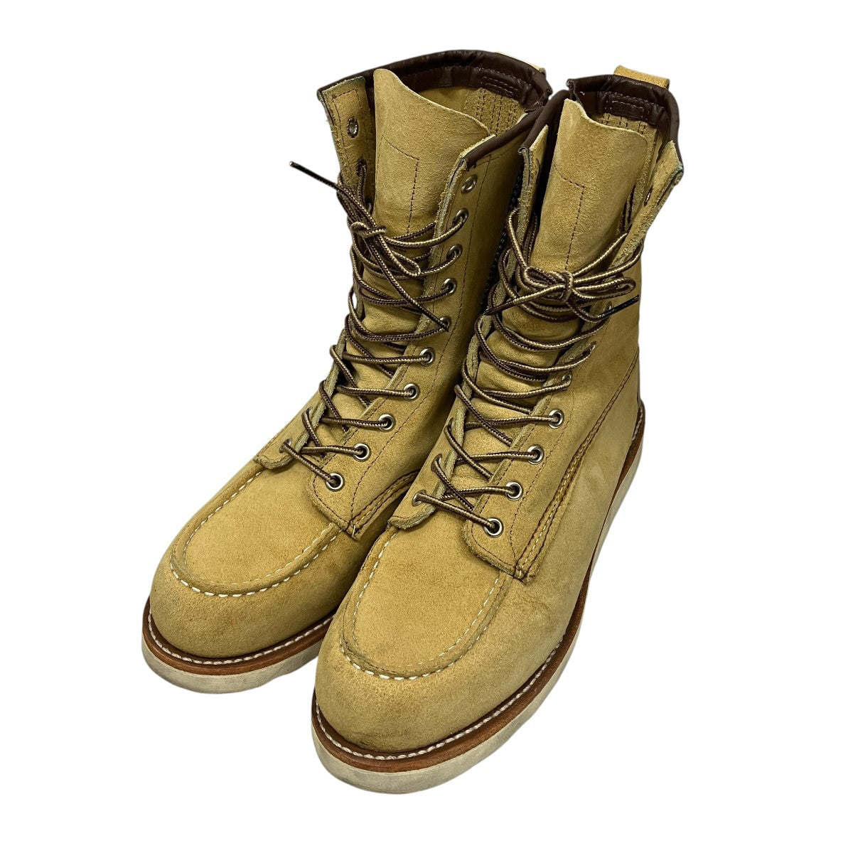 HUMAN MADE×RED WING 8Inch Mocサイドジップレースアップブーツ4669 古着・中古-1枚目のアイテム画像