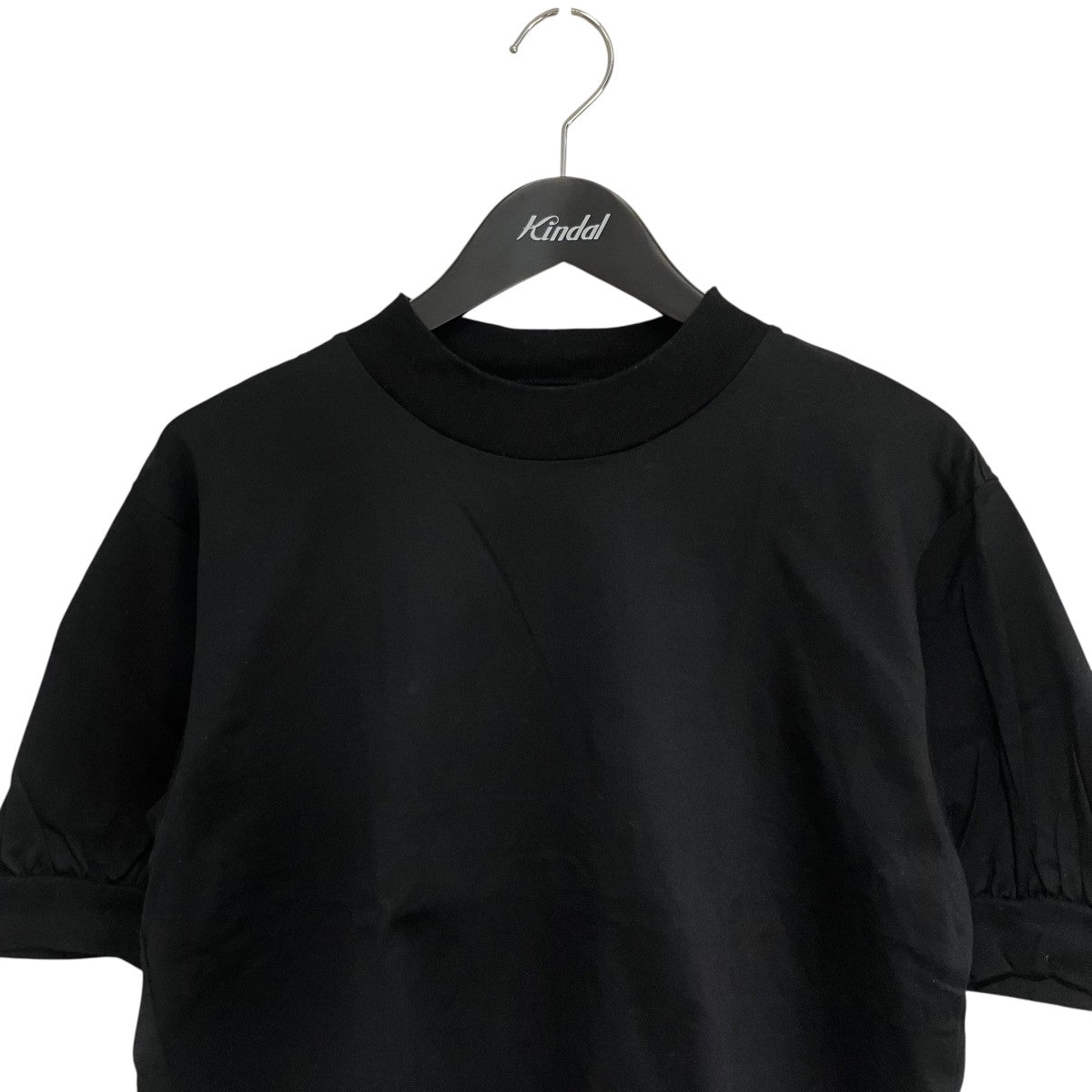 ビッグストライプ パフスリーブTシャツハイネックTシャツY743 BA1002Y