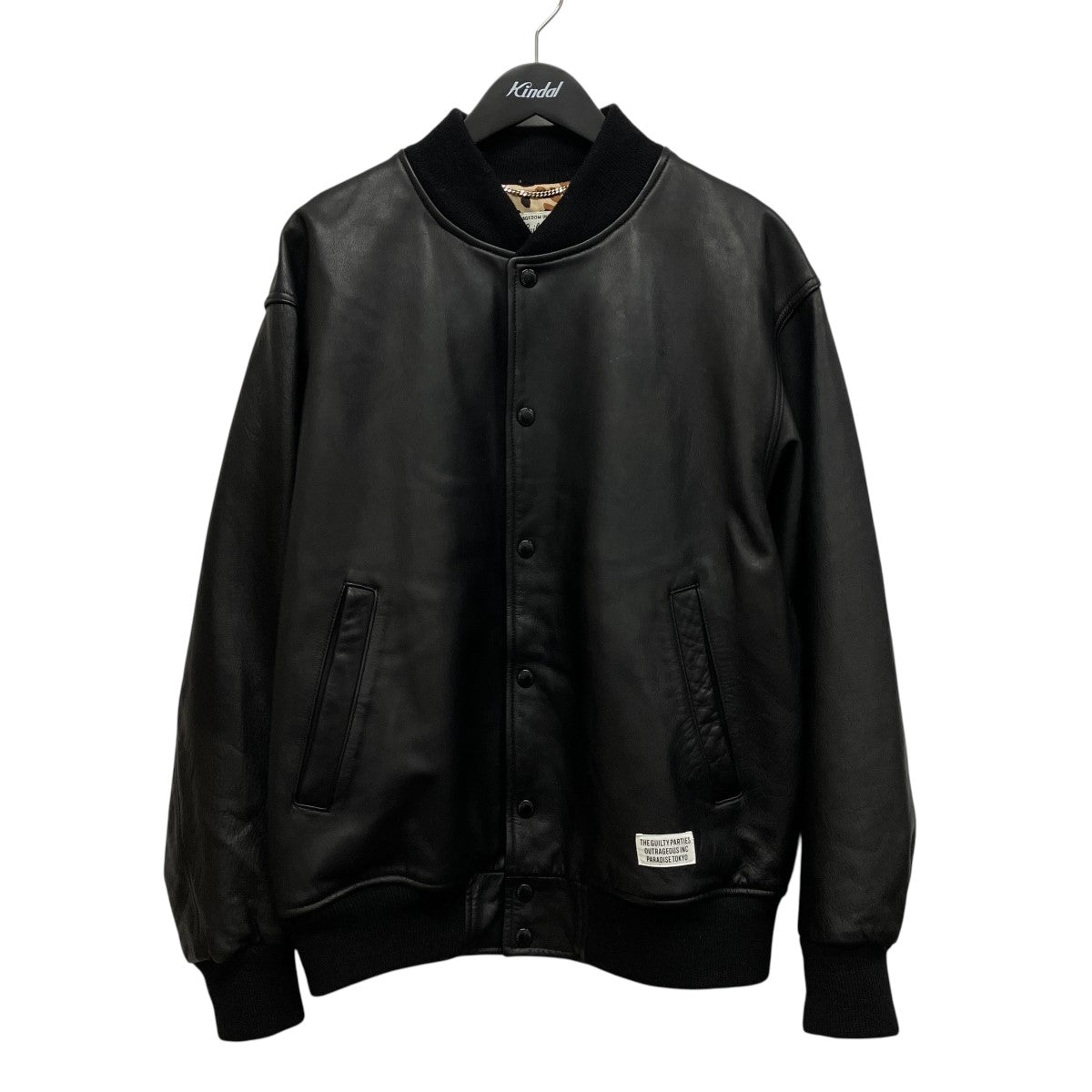 WACKO MARIA 24SSLEATHER VARSITY JACKETレザーバーシティジャケット 古着・中古-1枚目のアイテム画像