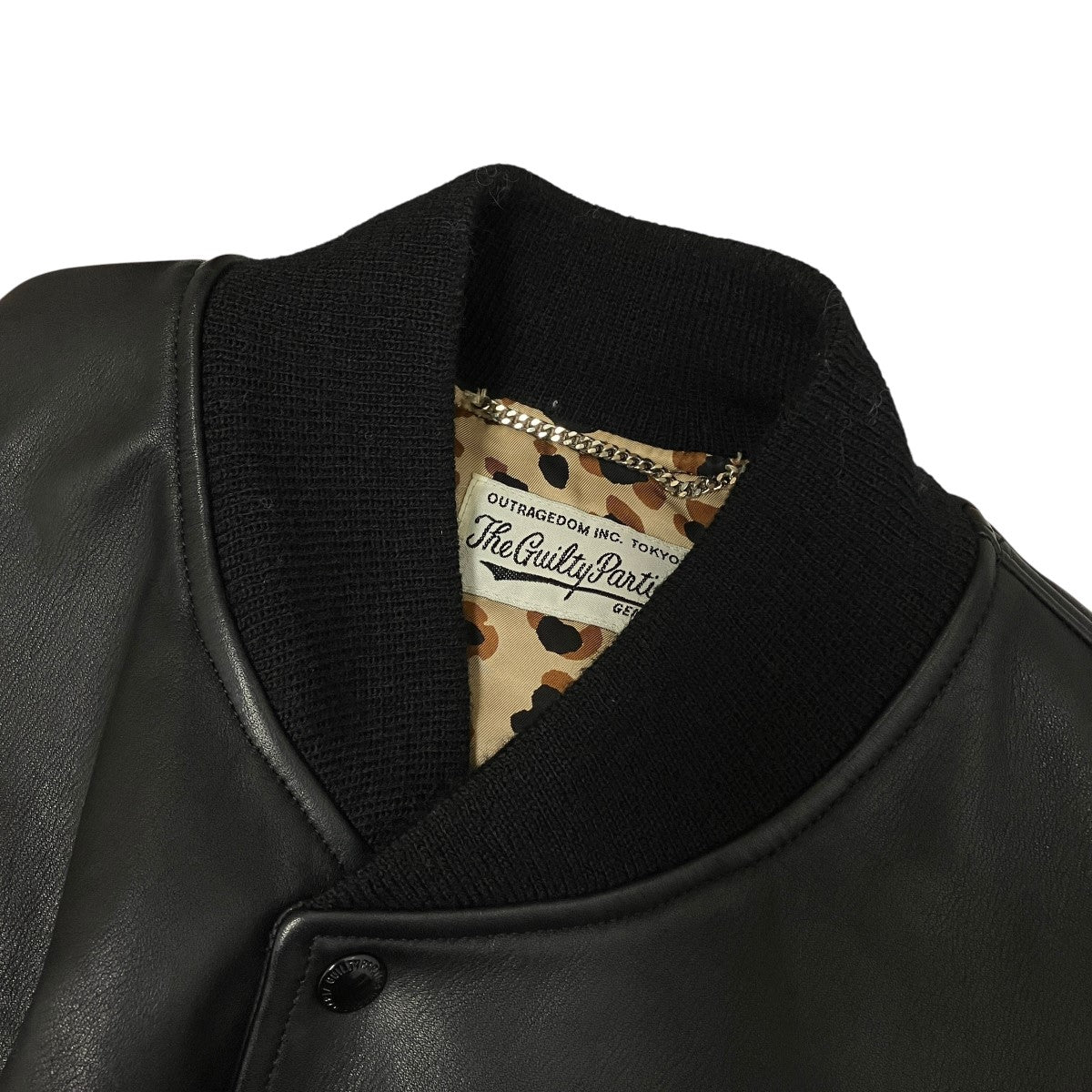WACKO MARIA 24SSLEATHER VARSITY JACKETレザーバーシティジャケット 古着・中古-5枚目のアイテム画像