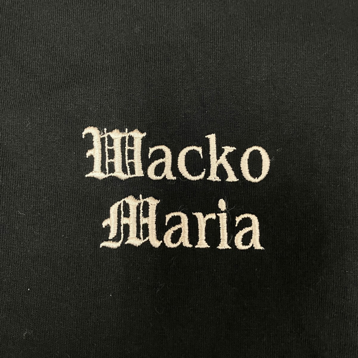 WACKO MARIA ロゴ刺しゅうTシャツ 古着・中古-4枚目のアイテム画像