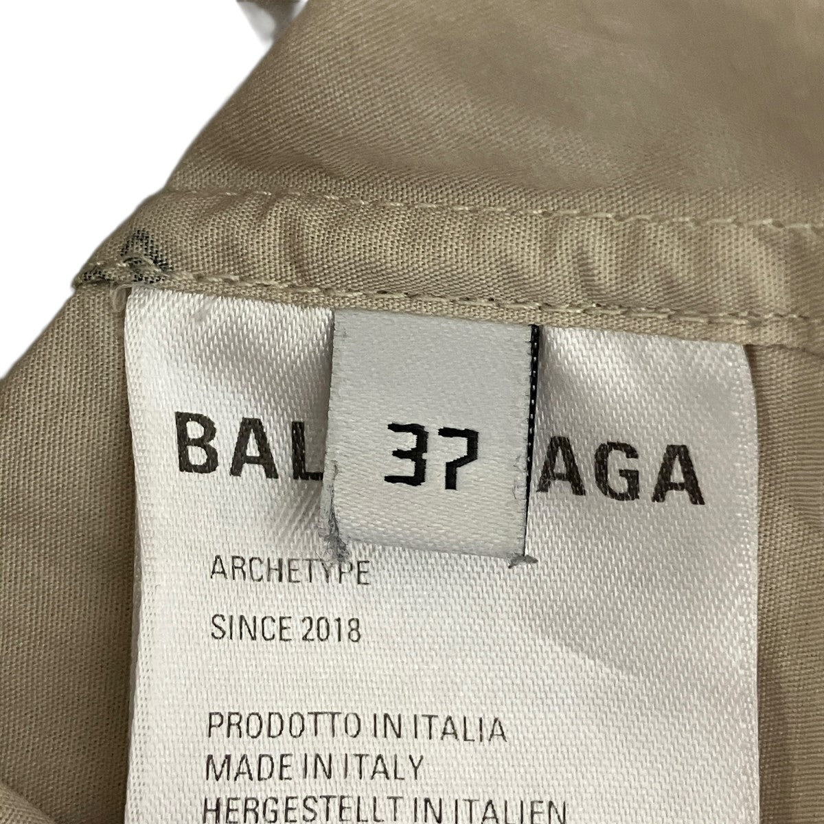 BALENCIAGA 19SSAll-over logo short-sleeve button-down shirt総柄ロゴ半袖ボタンダウンシャツ534332 TBL96 古着・中古-6枚目のアイテム画像