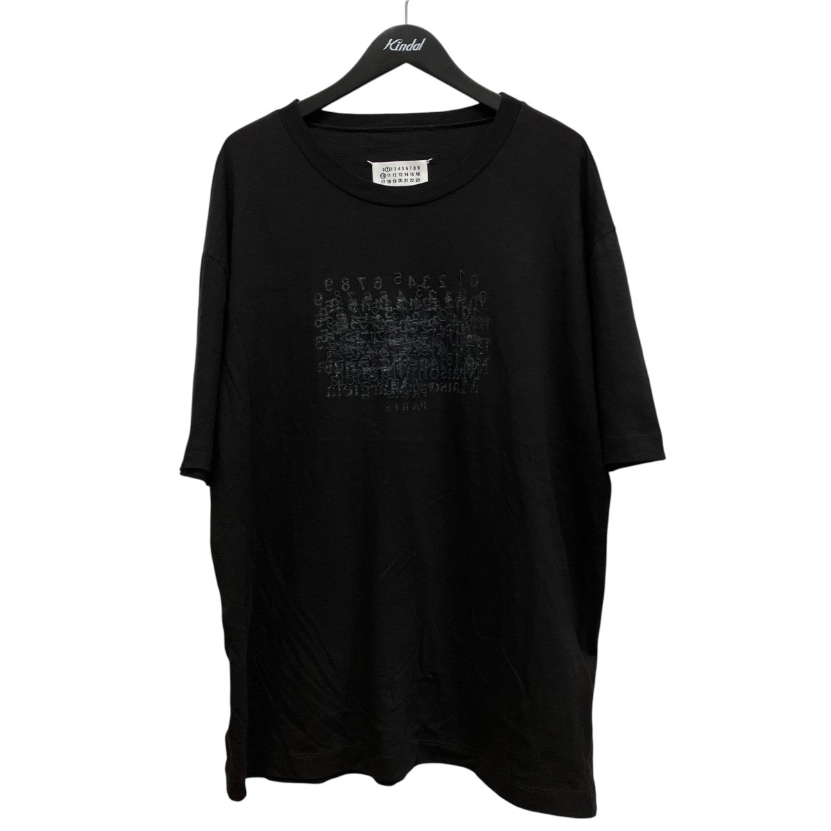 Maison Margiela 26SSナンバリング コットンTシャツ刺しゅうロゴプリントTシャツS50GC0730 古着・中古-1枚目のアイテム画像