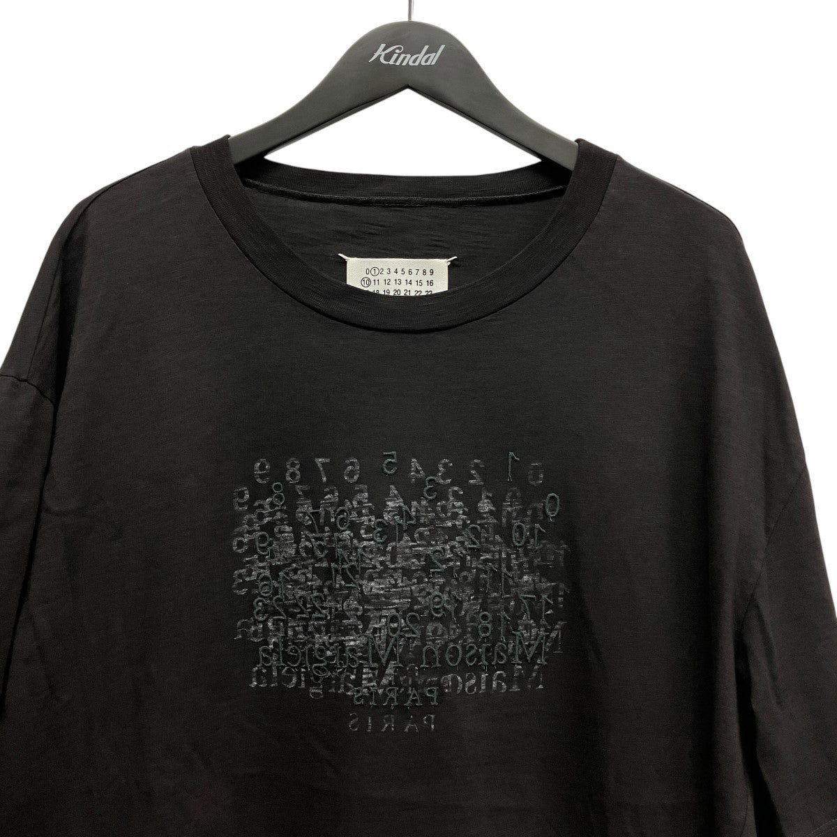 Maison Margiela 26SSナンバリング コットンTシャツ刺しゅうロゴプリントTシャツS50GC0730 古着・中古-3枚目のアイテム画像