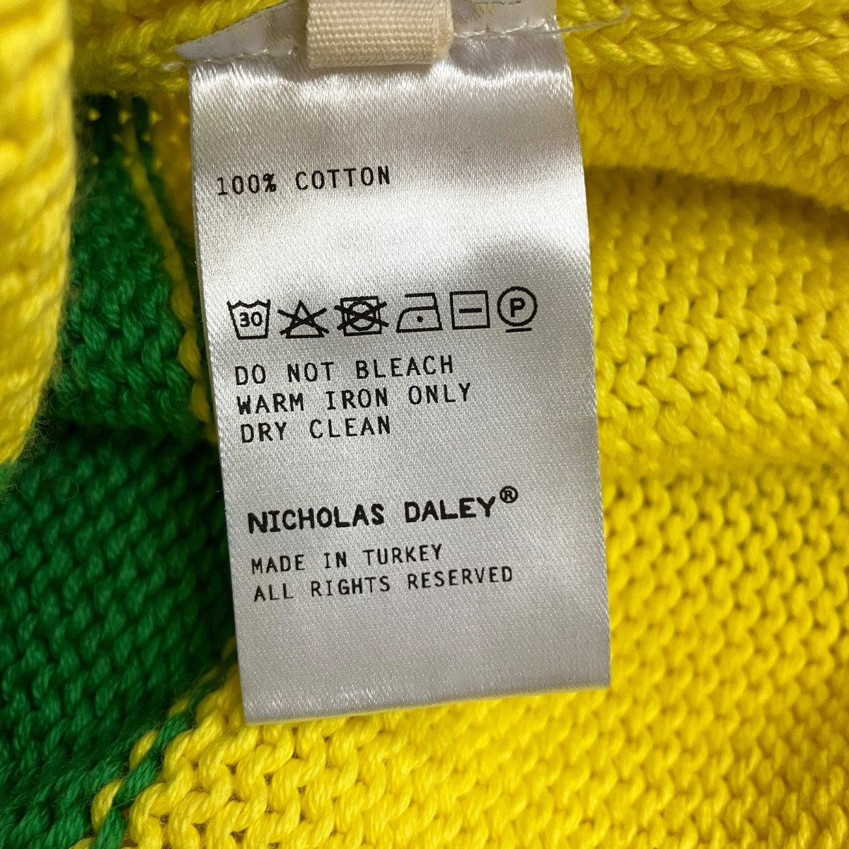 NICHOLAS DALEY ボーダーニット 古着・中古-6枚目のアイテム画像