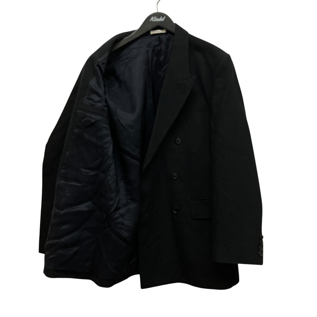 WOOL COTTON LINEN OX DOUBLE-BREASTED JACKETウールコットンリネンダブルブレストジャケットA26SJ01WO