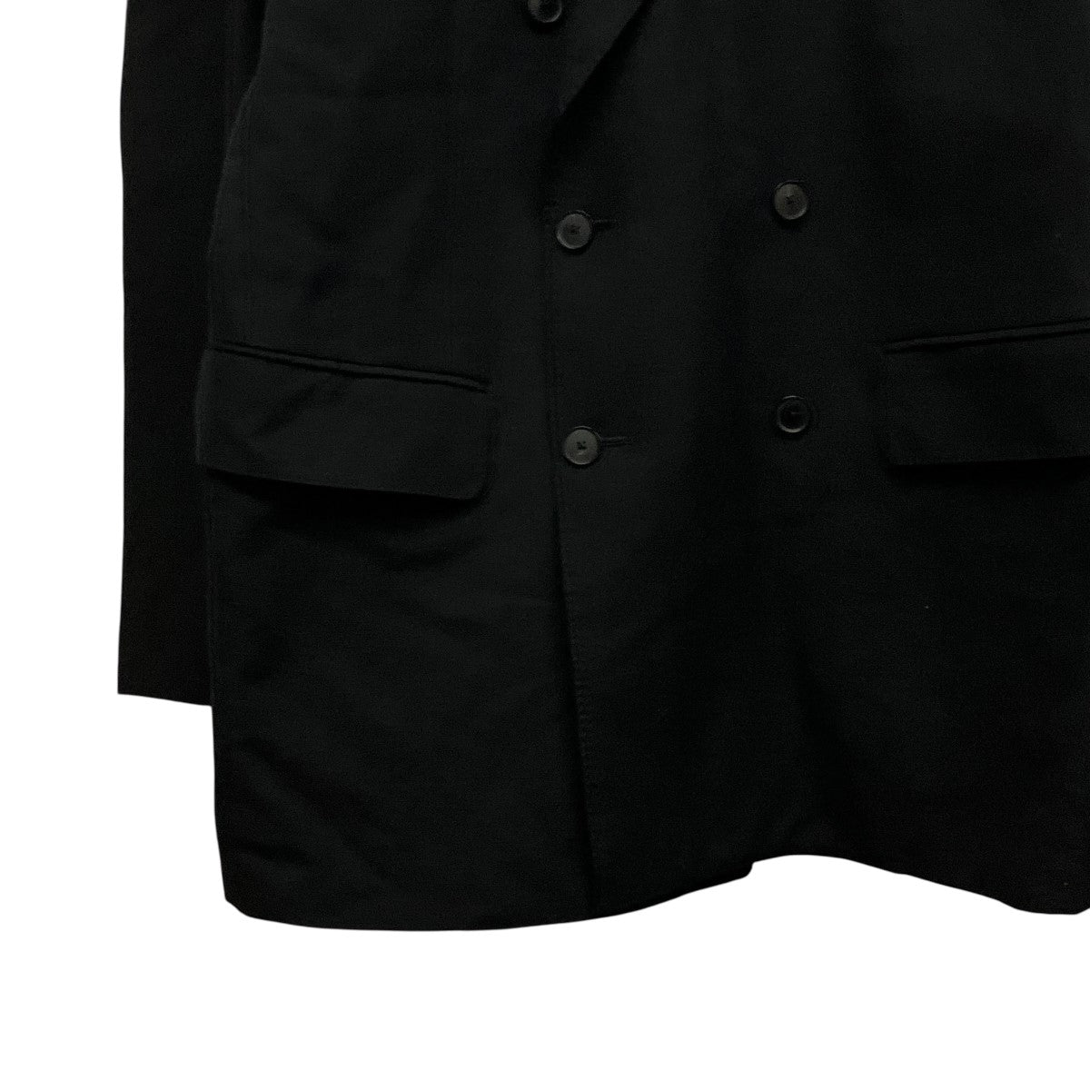WOOL COTTON LINEN OX DOUBLE-BREASTED JACKETウールコットンリネンダブルブレストジャケットA26SJ01WO