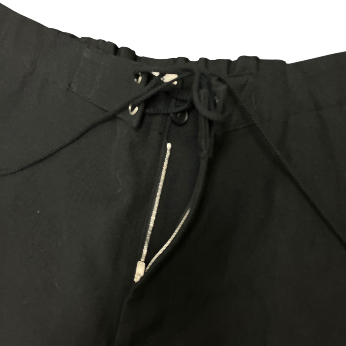 AURALEE Wool Cotton Linen OX Drawstring PantsドローストリングパンツA26SP02WO 古着・中古-4枚目のアイテム画像