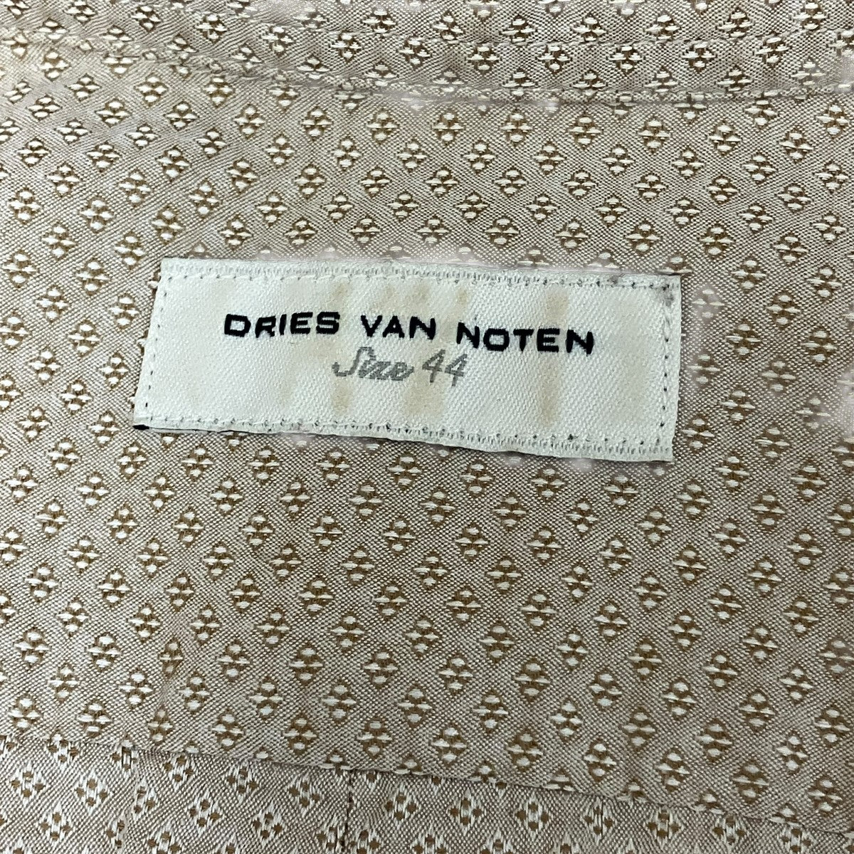 DRIES VAN NOTEN 総柄半袖シャツ1157-343-0131 古着・中古-6枚目のアイテム画像
