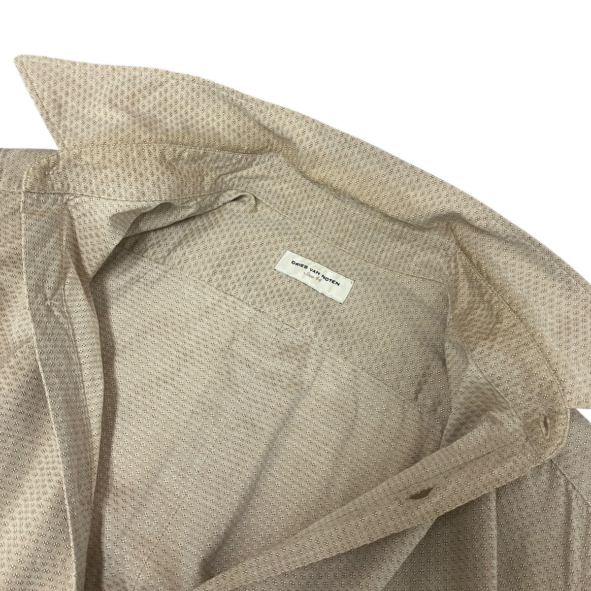 DRIES VAN NOTEN 総柄半袖シャツ1157-343-0131 古着・中古-8枚目のアイテム画像
