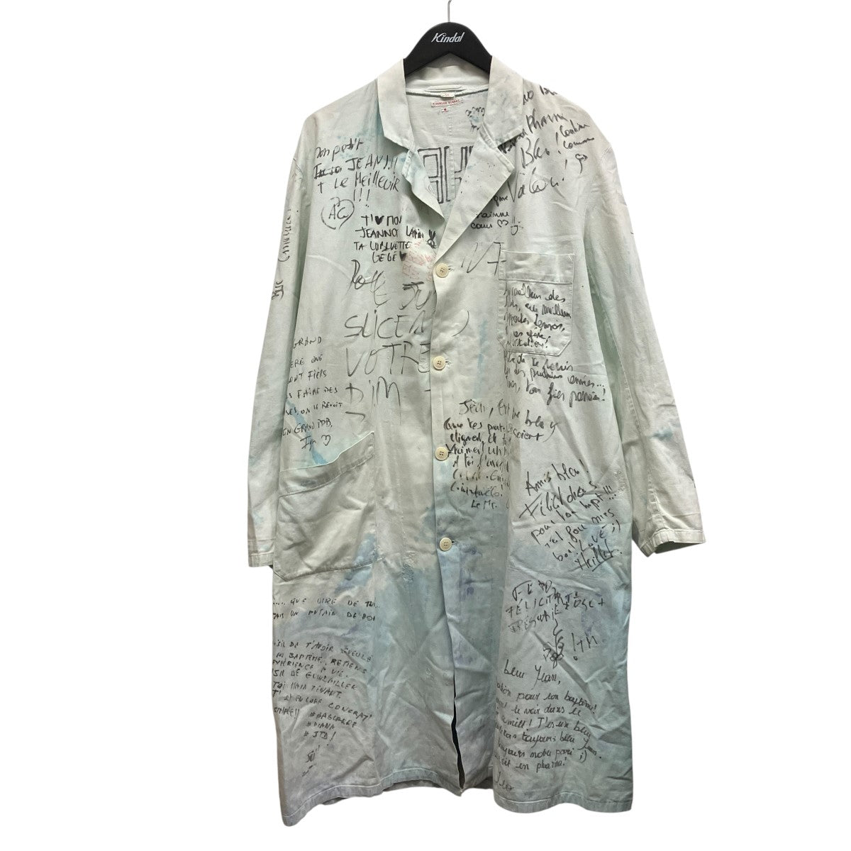 Sanfor 50s EURO VINTAGEハンドペイントメモリアルラボコート 古着・中古-1枚目のアイテム画像