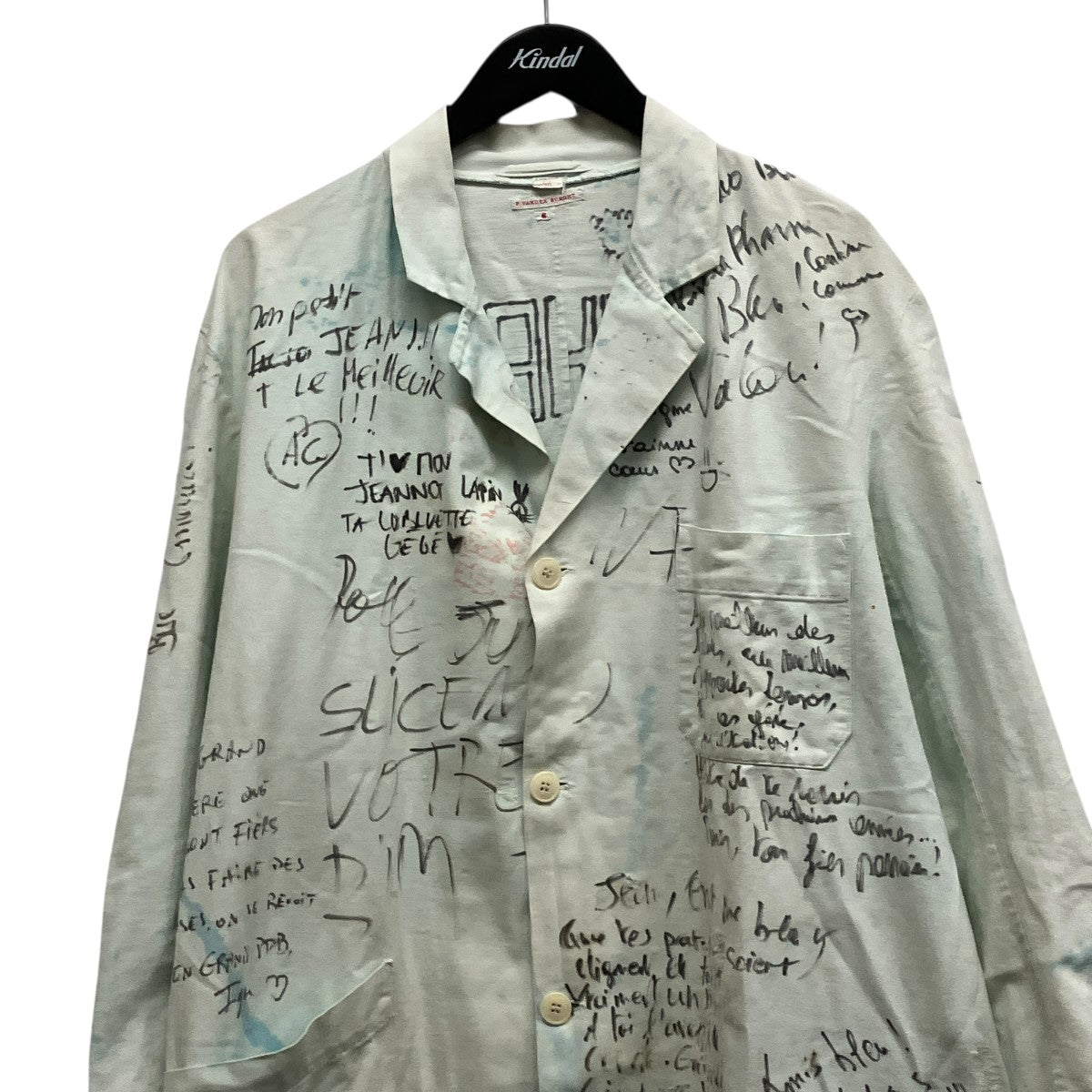 Sanfor 50s EURO VINTAGEハンドペイントメモリアルラボコート 古着・中古-3枚目のアイテム画像
