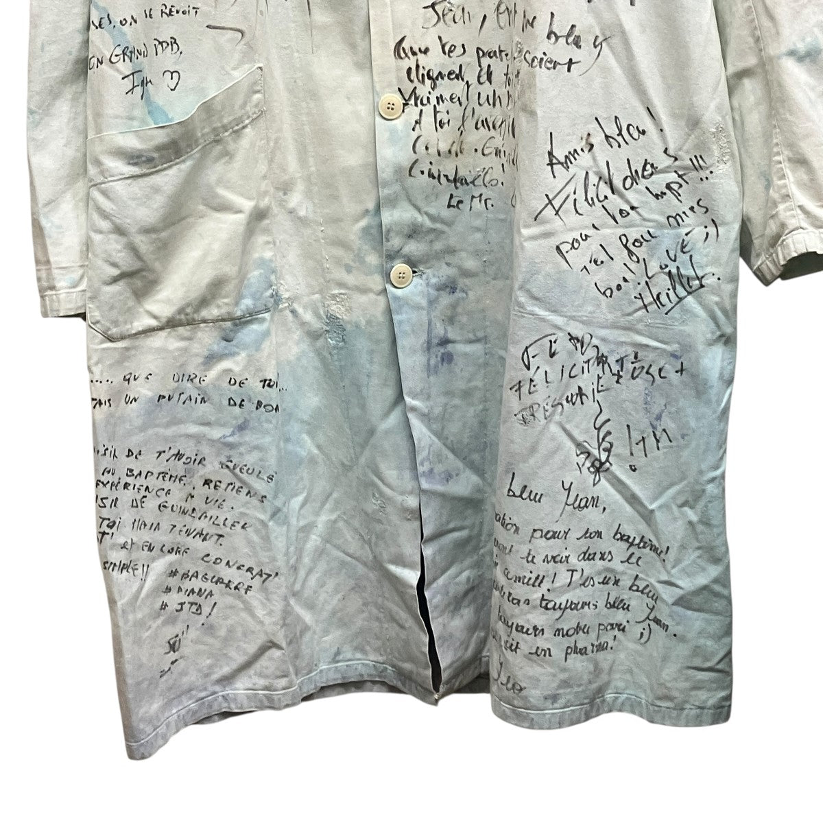 Sanfor 50s EURO VINTAGEハンドペイントメモリアルラボコート 古着・中古-4枚目のアイテム画像
