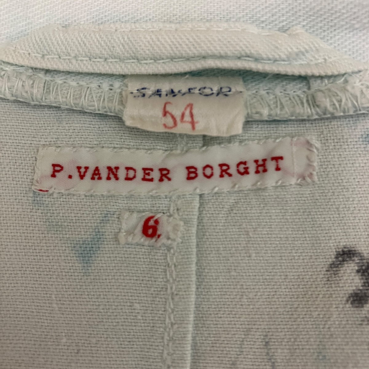 Sanfor 50s EURO VINTAGEハンドペイントメモリアルラボコート 古着・中古-7枚目のアイテム画像