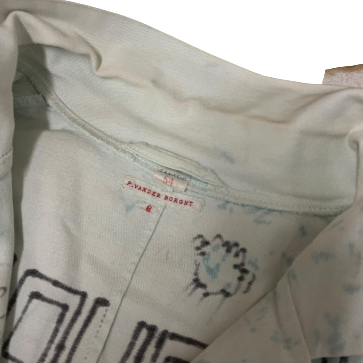 Sanfor 50s EURO VINTAGEハンドペイントメモリアルラボコート 古着・中古-8枚目のアイテム画像