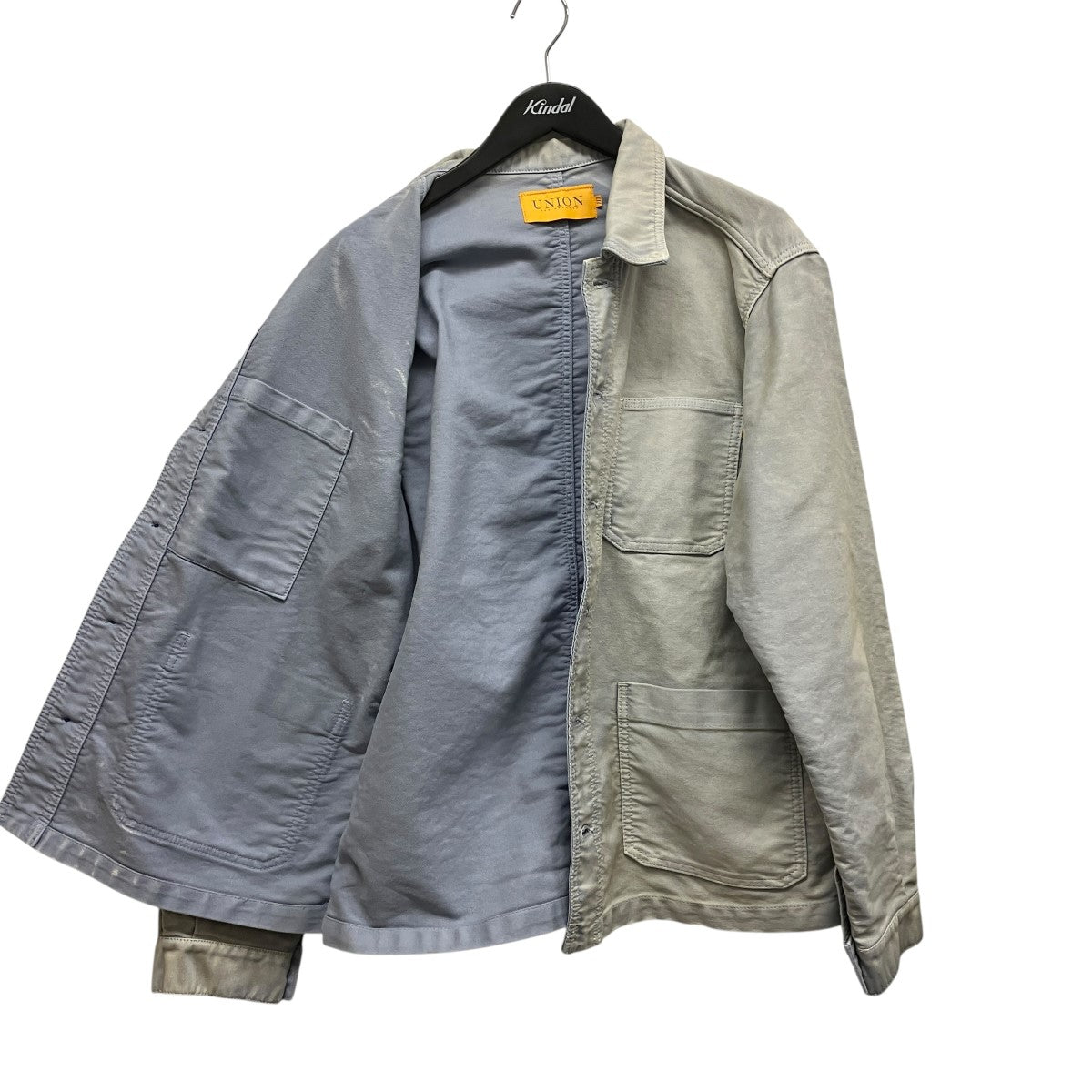 UNION Moleskin Chore JacketデニムカバーオールジャケットWJL-106 古着・中古-3枚目のアイテム画像