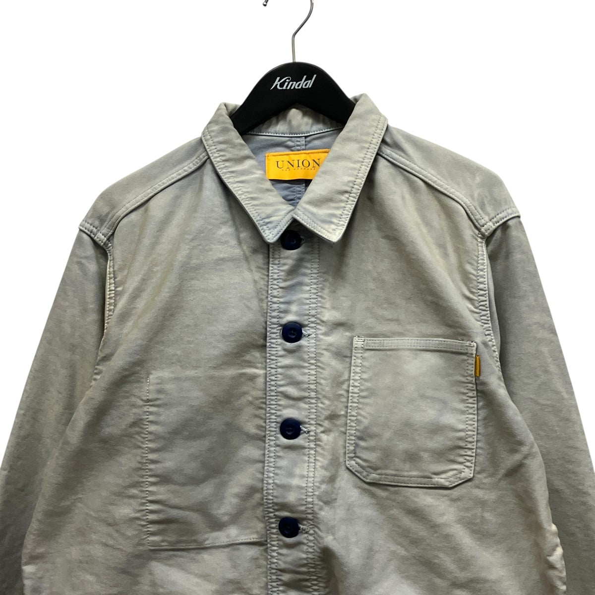 UNION Moleskin Chore JacketデニムカバーオールジャケットWJL-106 古着・中古-4枚目のアイテム画像