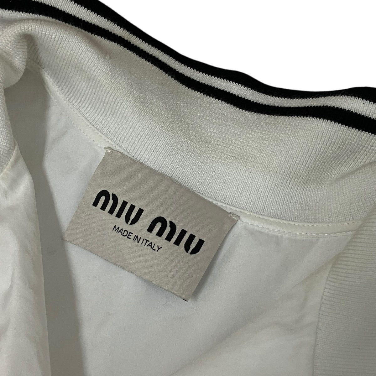 MIU MIU 23SSポプリン半袖ミニドレスMF4981 古着・中古-9枚目のアイテム画像