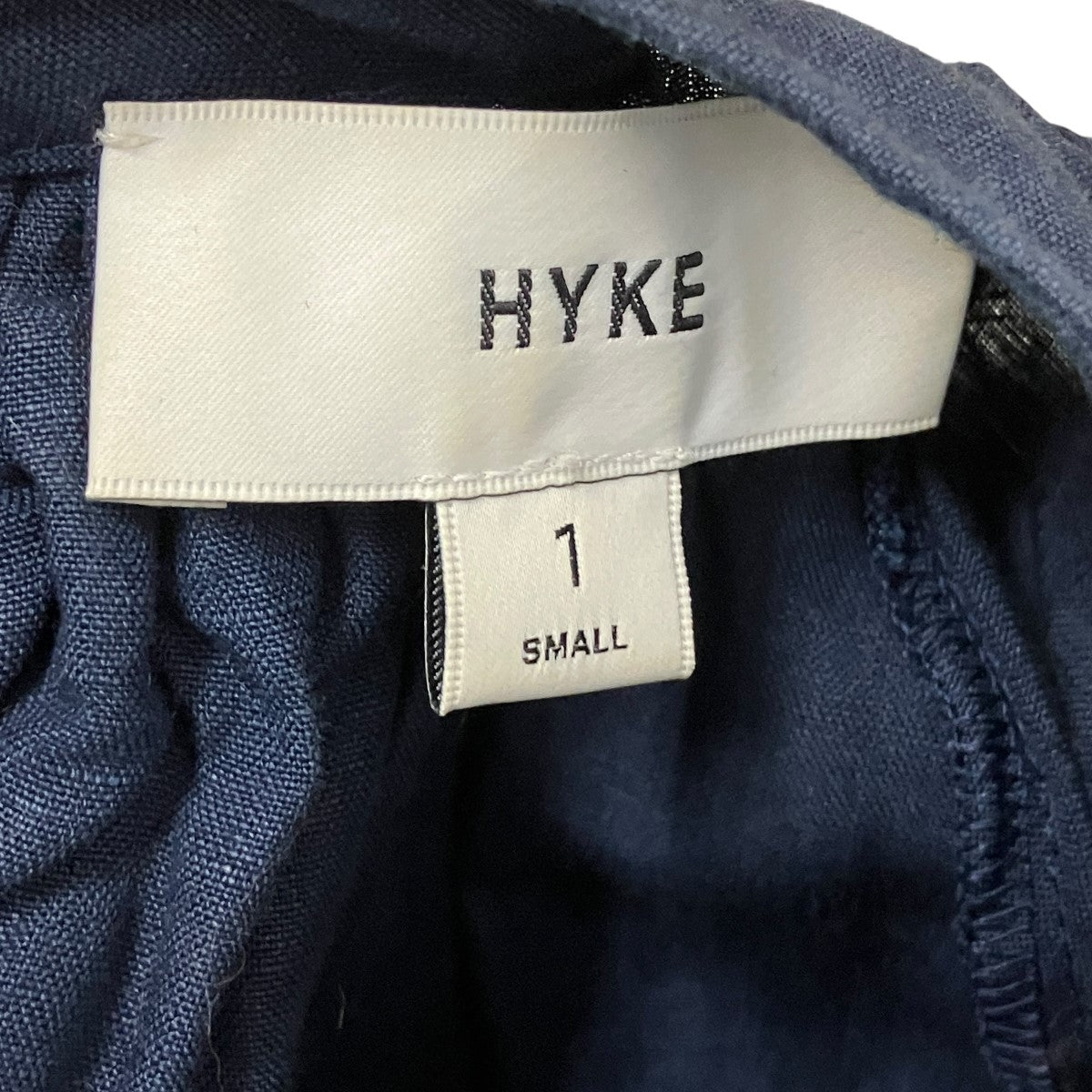 HYKE LINEN SMOCKED MAXI DRESSバルーンスリーブリネンワンピース 古着・中古-8枚目のアイテム画像