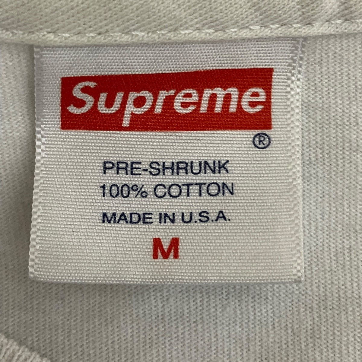 Supreme 18AWCutouts TeeロゴプリントTシャツ 古着・中古-5枚目のアイテム画像