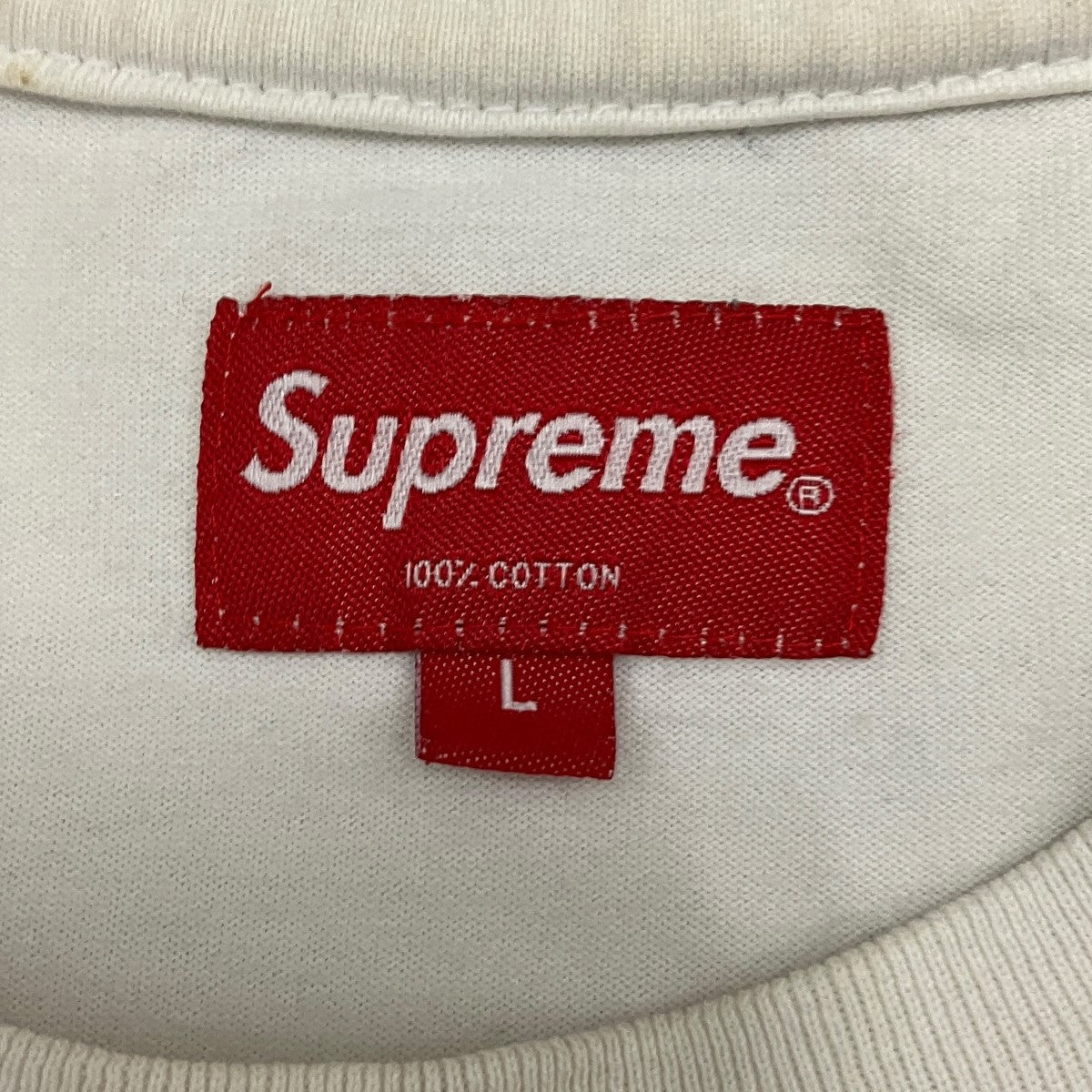 Supreme 21SSSignature Label S S TopロゴプリントTシャツ 古着・中古-5枚目のアイテム画像