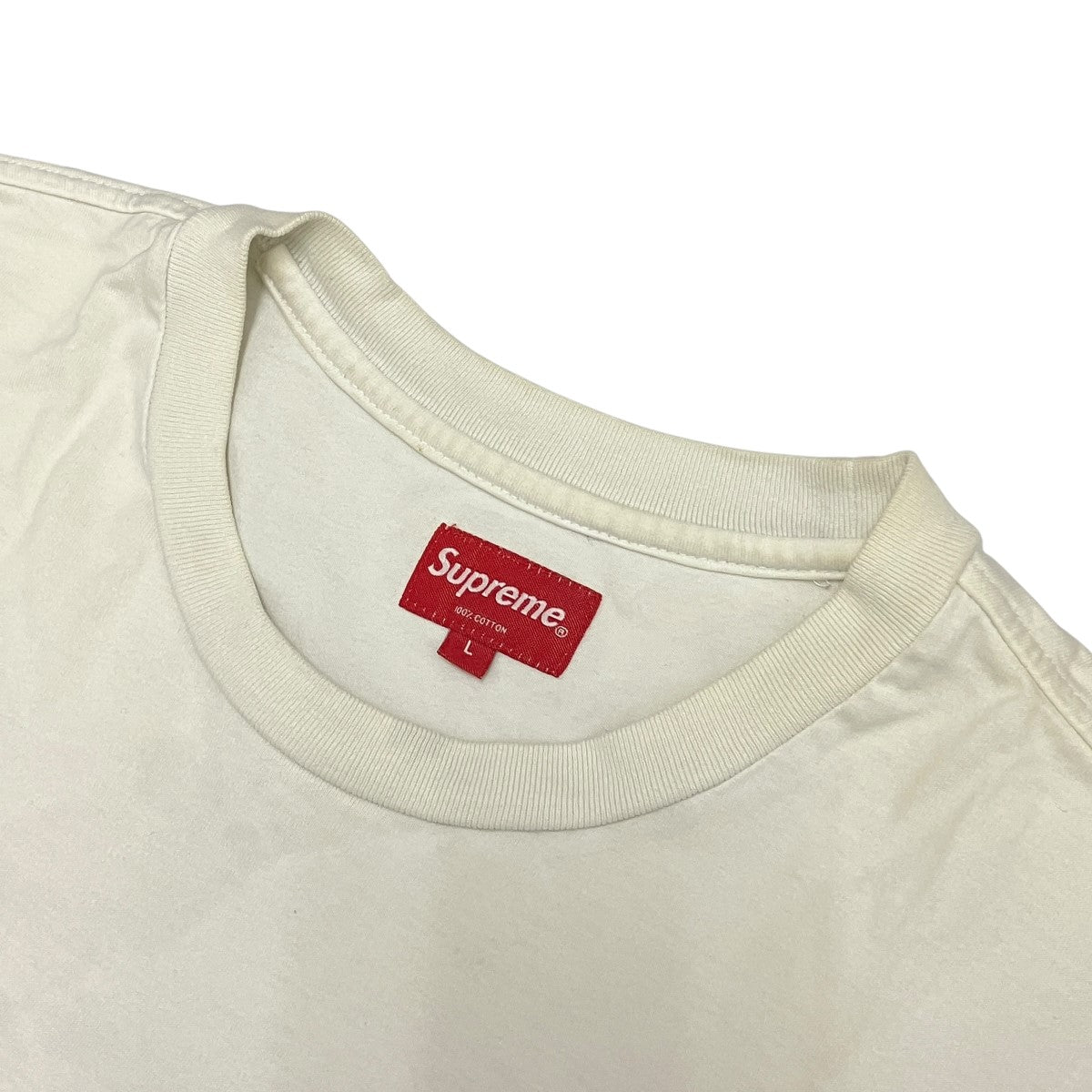 Supreme 21SSSignature Label S S TopロゴプリントTシャツ 古着・中古-6枚目のアイテム画像