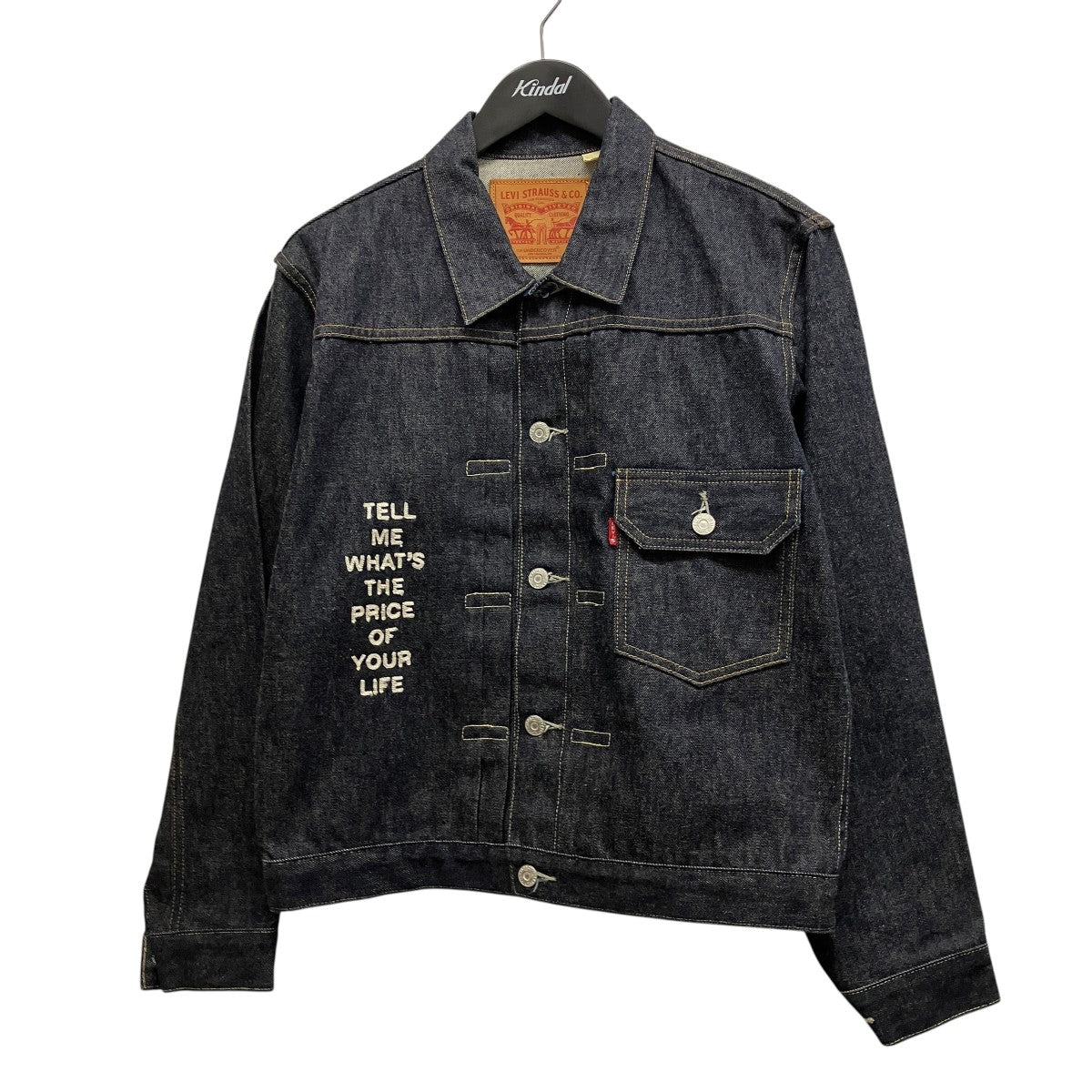 LEVI’S×UNDERCOVER 17SSTYPE 1 カスタマイズトラッカージャケット刺しゅうデニムジャケットPC9-39346-0000 古着・中古-2枚目のアイテム画像