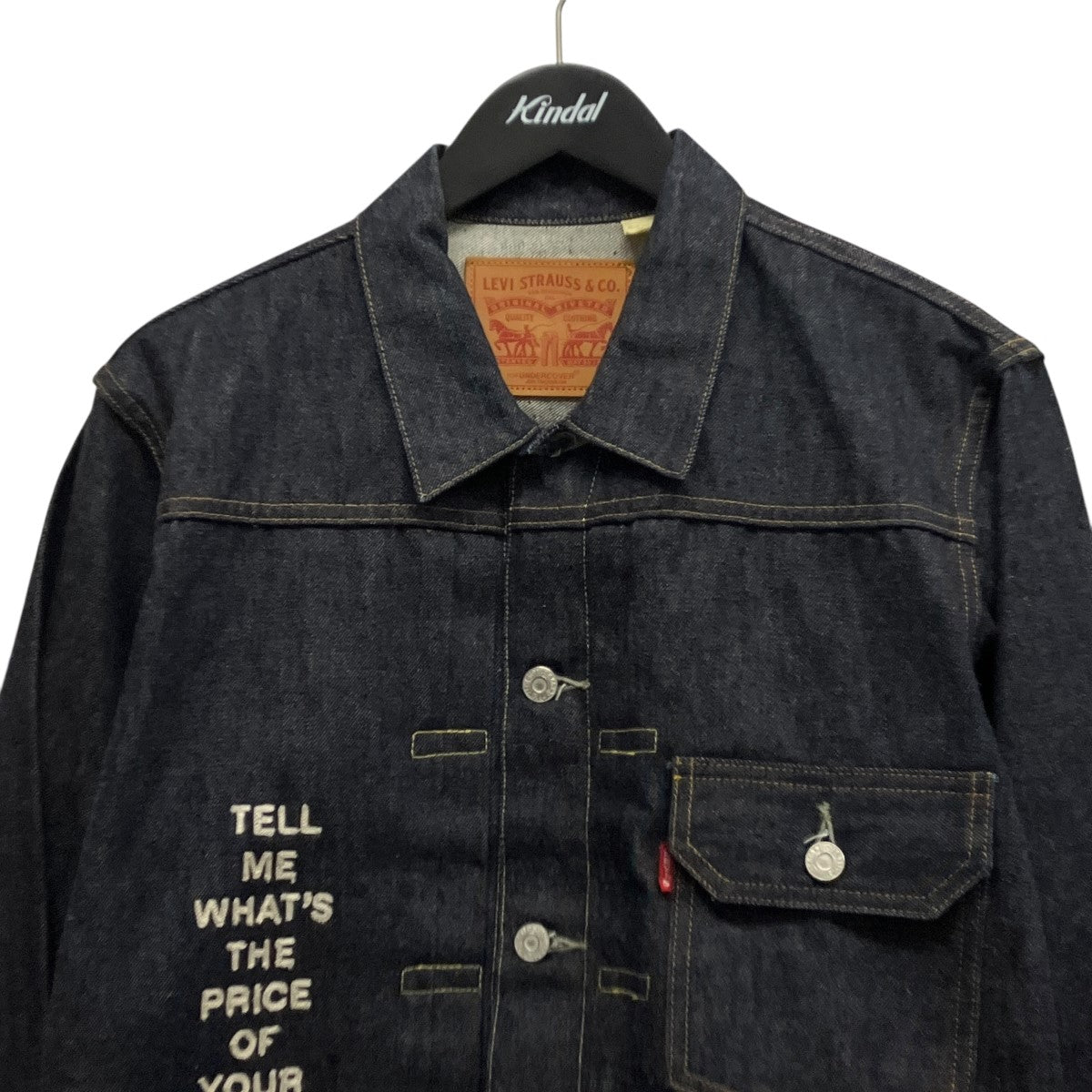 LEVI’S×UNDERCOVER 17SSTYPE 1 カスタマイズトラッカージャケット刺しゅうデニムジャケットPC9-39346-0000 古着・中古-3枚目のアイテム画像