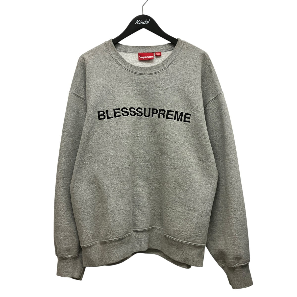 Supreme×BLESS 23AWCrewneckロゴ刺しゅうスウェット 古着・中古-1枚目のアイテム画像