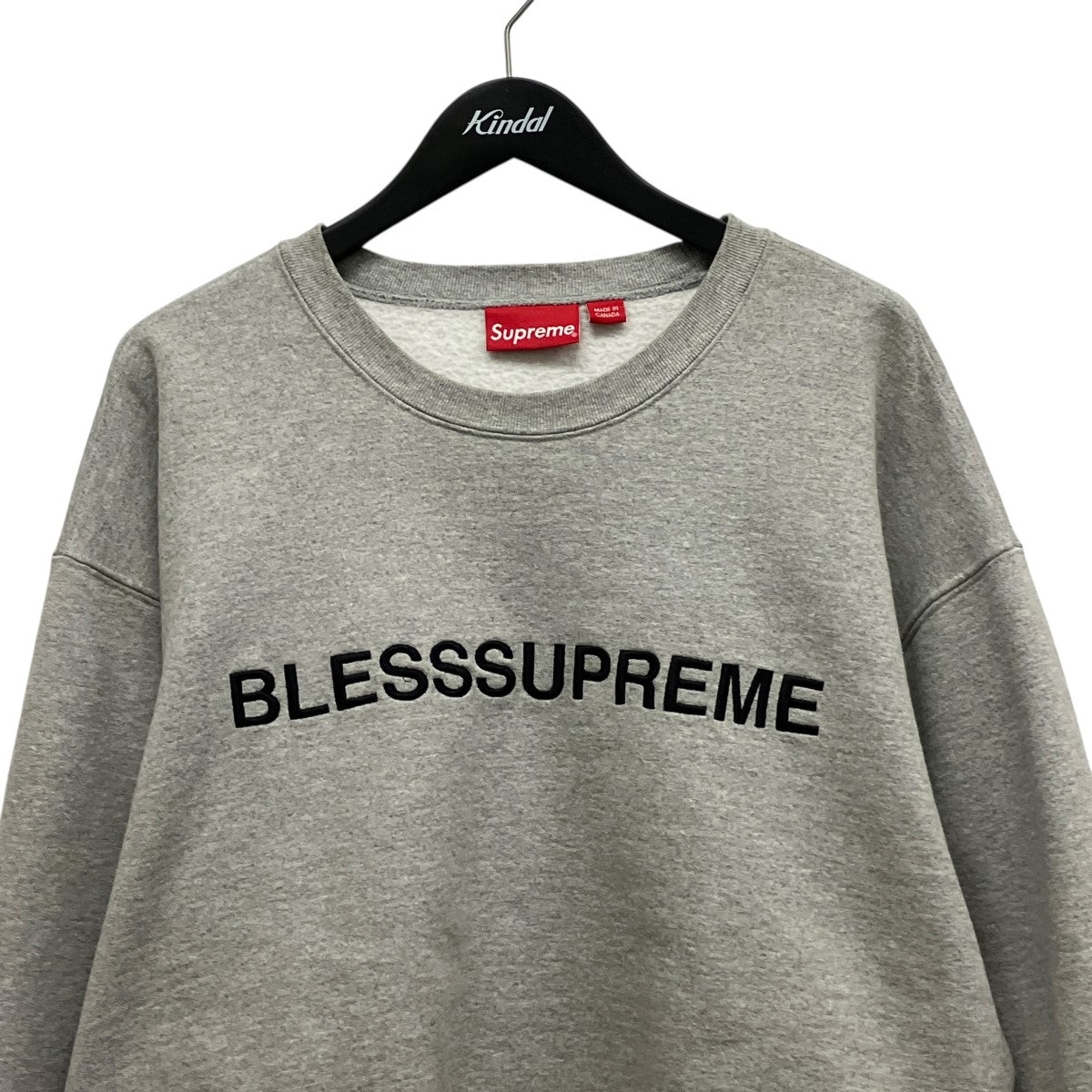 Supreme×BLESS 23AWCrewneckロゴ刺しゅうスウェット 古着・中古-3枚目のアイテム画像