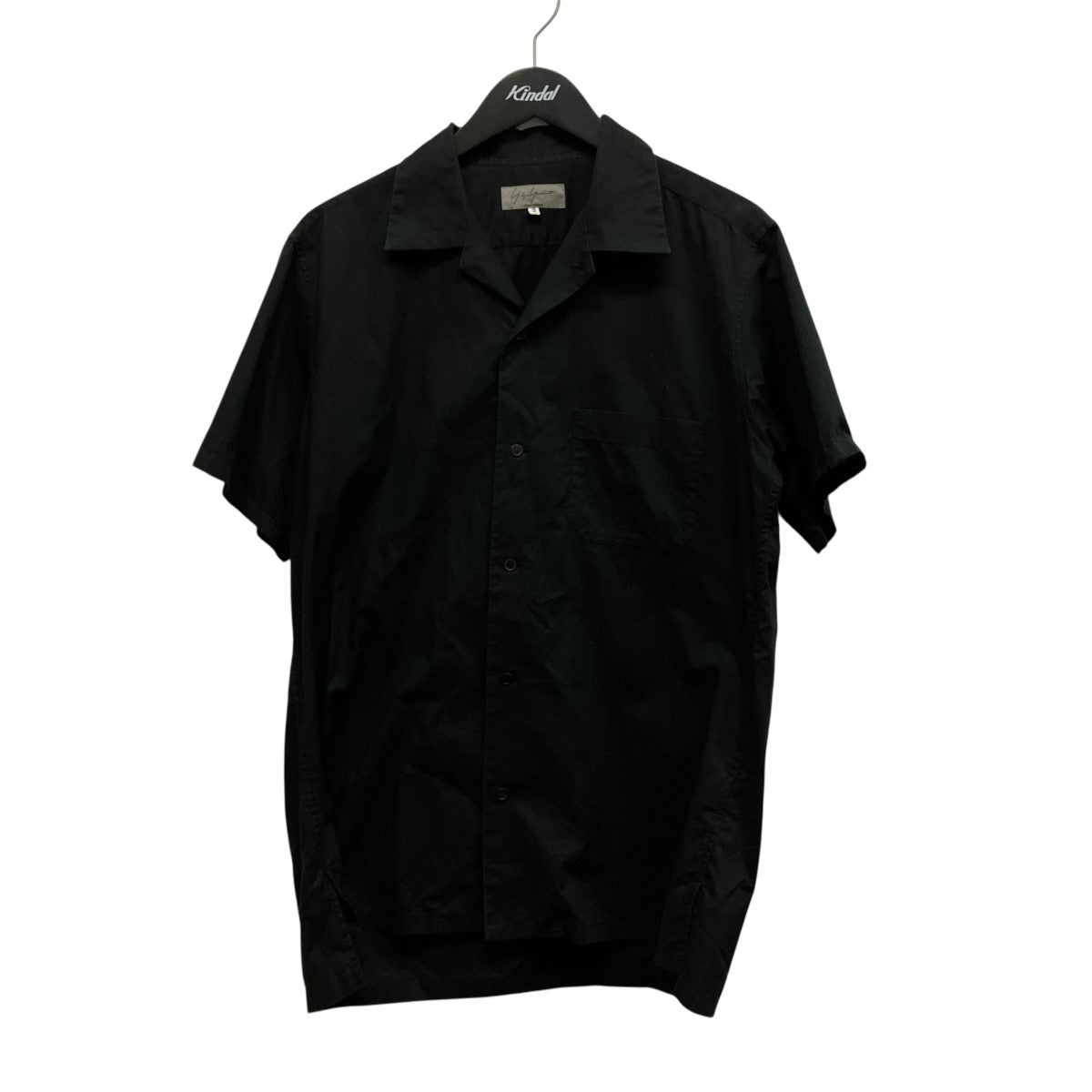 YOHJI YAMAMOTO オープンカラー半袖シャツHO-B72-056 古着・中古-1枚目のアイテム画像