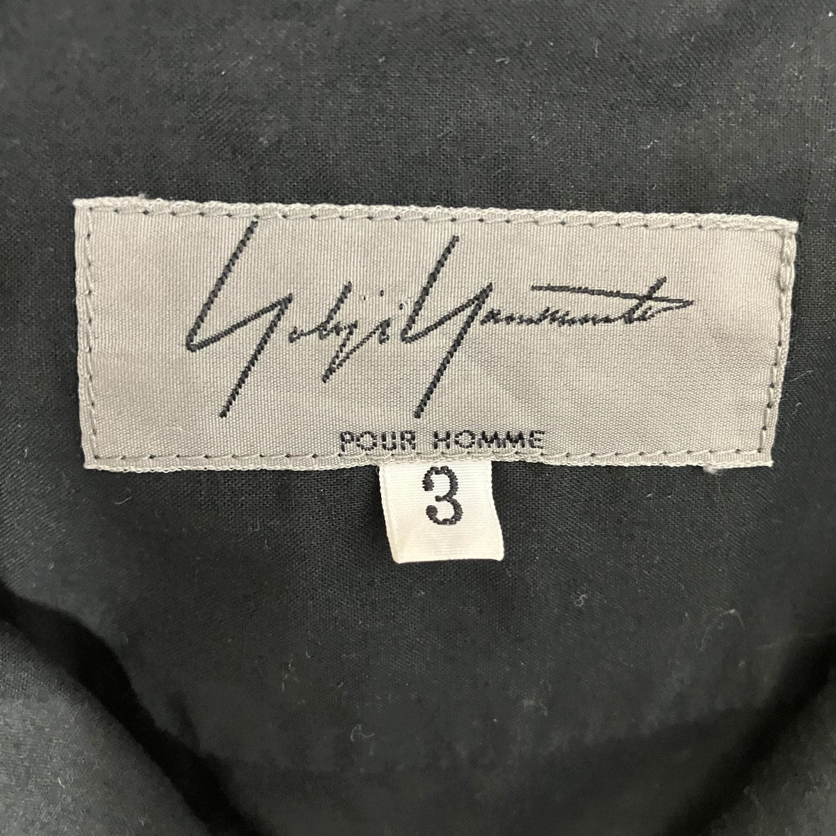 YOHJI YAMAMOTO オープンカラー半袖シャツHO-B72-056 古着・中古-5枚目のアイテム画像