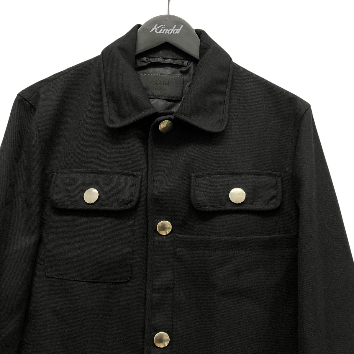 PRADA 14SSコットンボタンジャケットUGY528 古着・中古-3枚目のアイテム画像