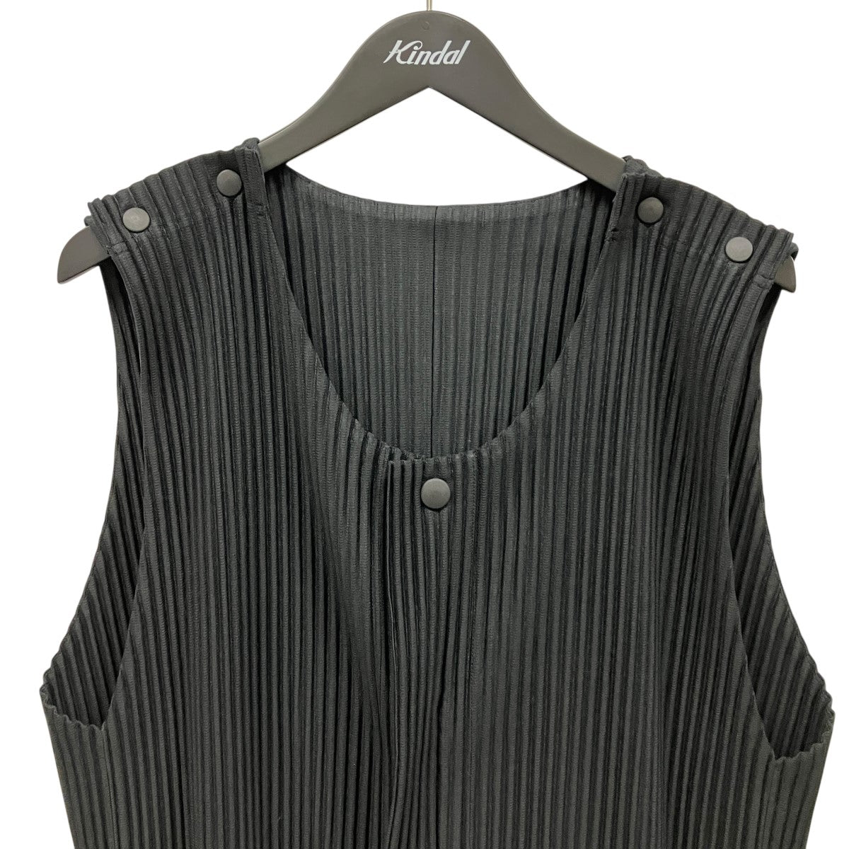26SSPLEATS BOTTOMS 2プリーツノースリーブジャンプスーツHP61JI256