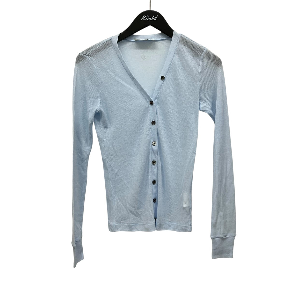Ernie Palo Sheer Rib Vneck CardiganシースルーカーディガンEP09FCT04 古着・中古-1枚目のアイテム画像