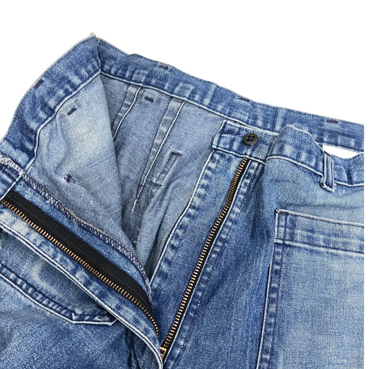 U’S NAVY 90s DENIM-TYPE2ベルボトムデニムパンツ8410-01-182-3905 古着・中古-3枚目のアイテム画像