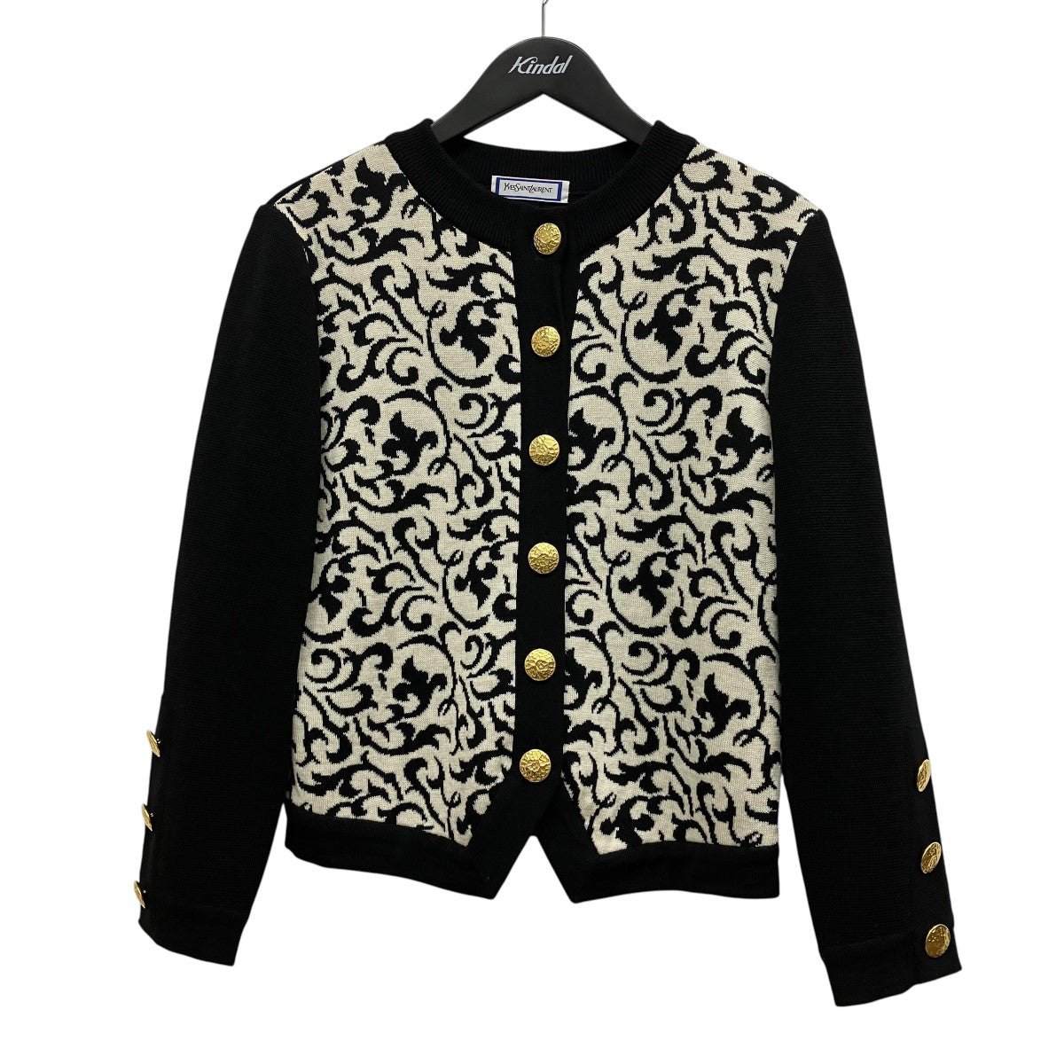 Yves Saint Laurent ダマスクカーディガンSTM2A593
