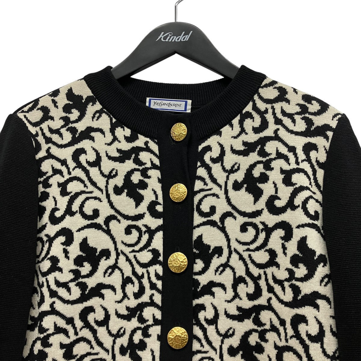 Yves Saint Laurent ダマスクカーディガンSTM2A593 古着・中古-3枚目のアイテム画像