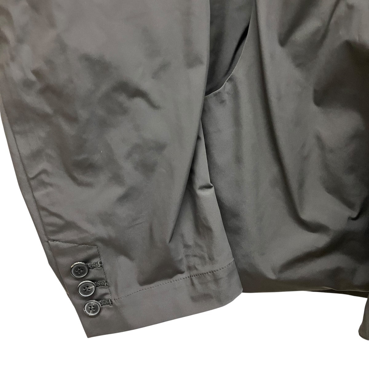 25SSSAMPLE Detachable Hooded BlazerレイヤードフーデッドナイロンジャケットNF251J04