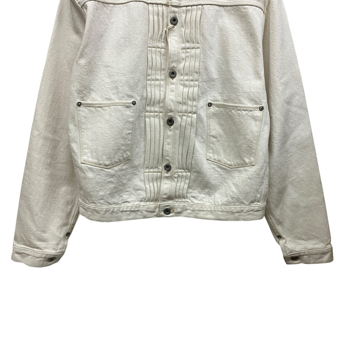 26SS恵比寿直営限定-1周年記念 E．FRANK (Pleated Tracker Jacket)デニムジャケットNE-4601B18