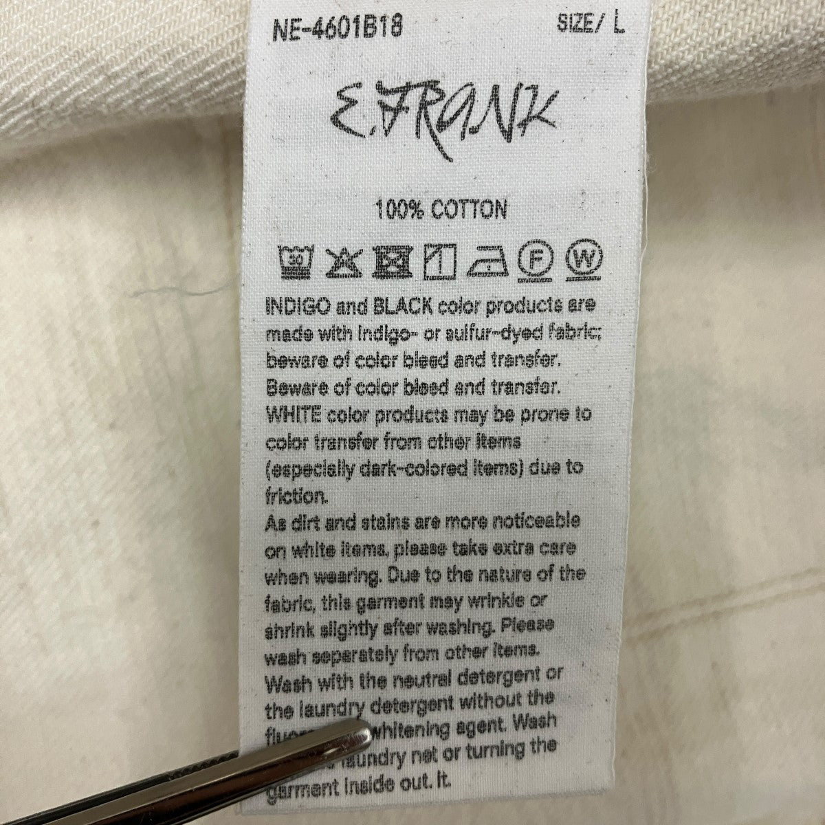 26SS恵比寿直営限定-1周年記念 E．FRANK (Pleated Tracker Jacket)デニムジャケットNE-4601B18