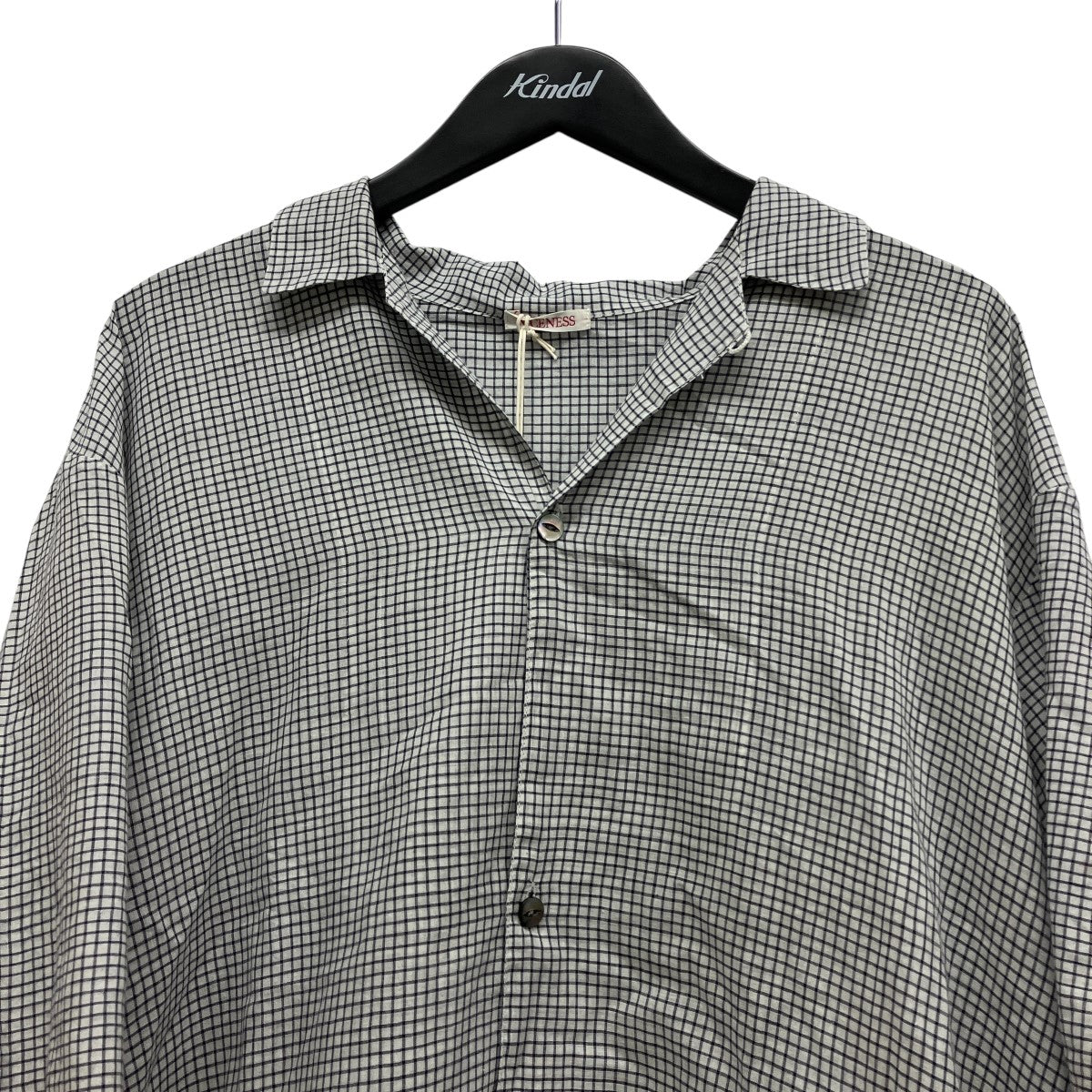 NICENESS 26SS恵比寿直営限定-1周年記念 E．JOSHUAギンガムチェックシャツNE-4801Y18 古着・中古-3枚目のアイテム画像