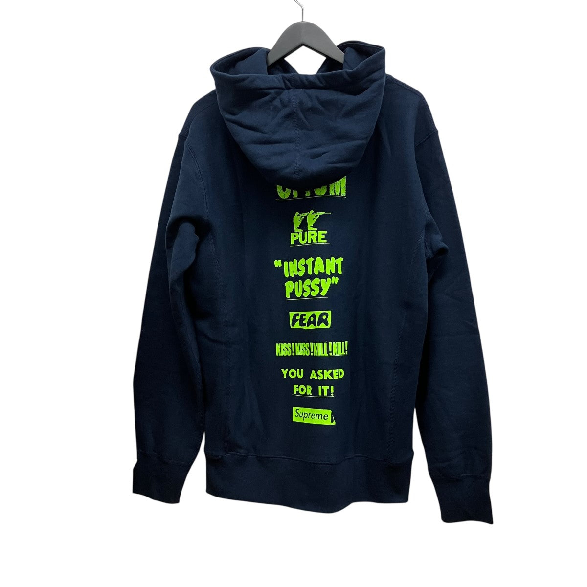 16SSPure Fear Opium Anti Church Hooded Sweat shirtバックプリントプルオーバーパーカー