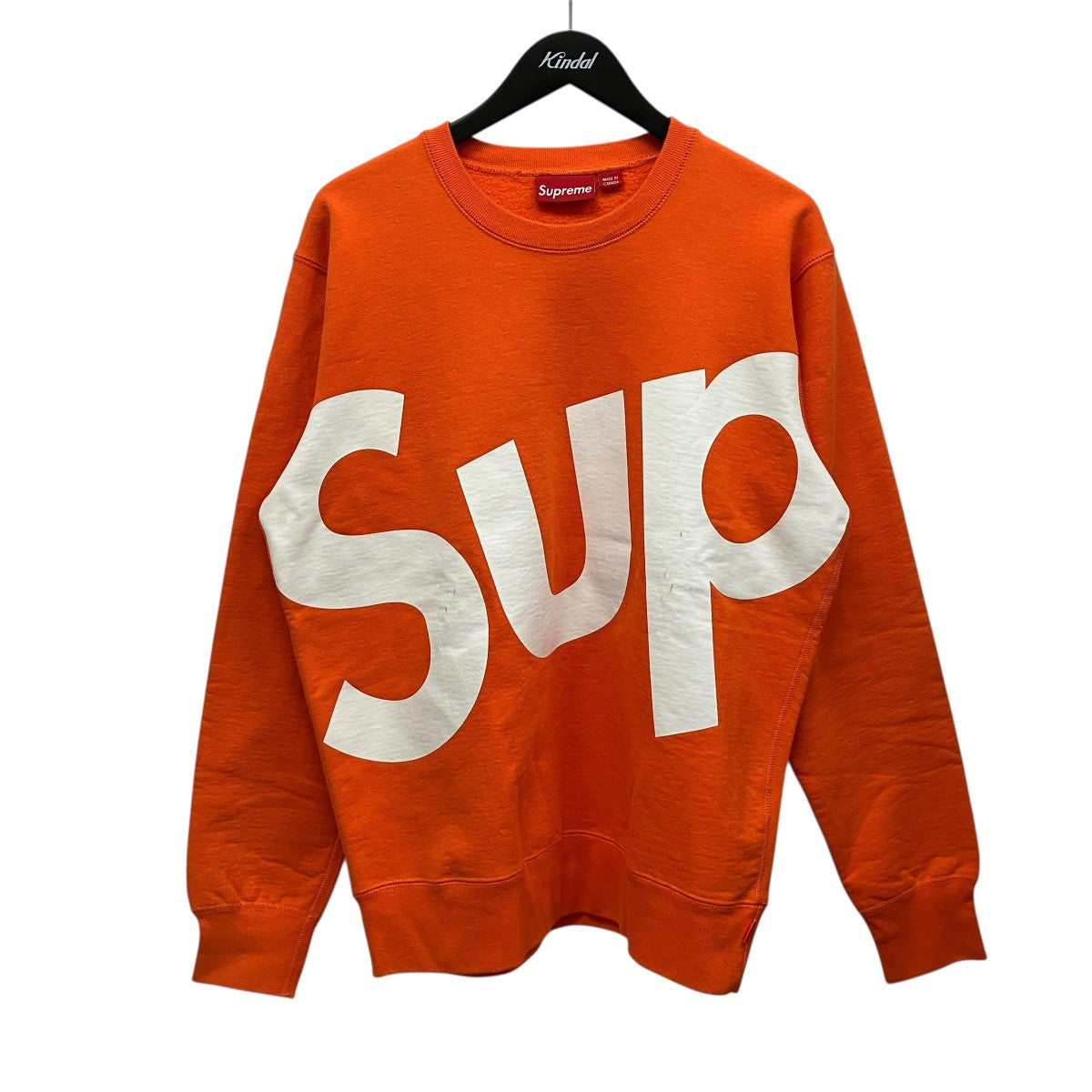 13AWSup Big Logo Crewneckビッグロゴプリントスウェット