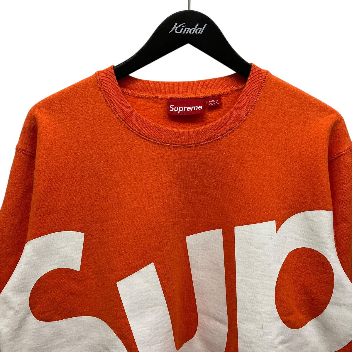 13AWSup Big Logo Crewneckビッグロゴプリントスウェット