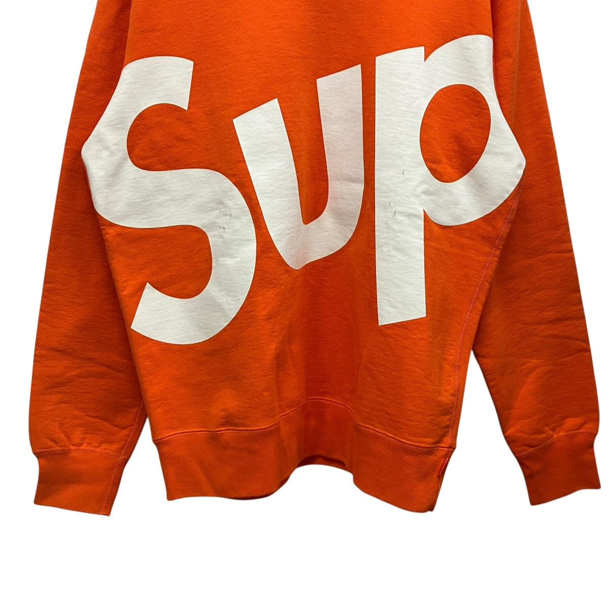 13AWSup Big Logo Crewneckビッグロゴプリントスウェット