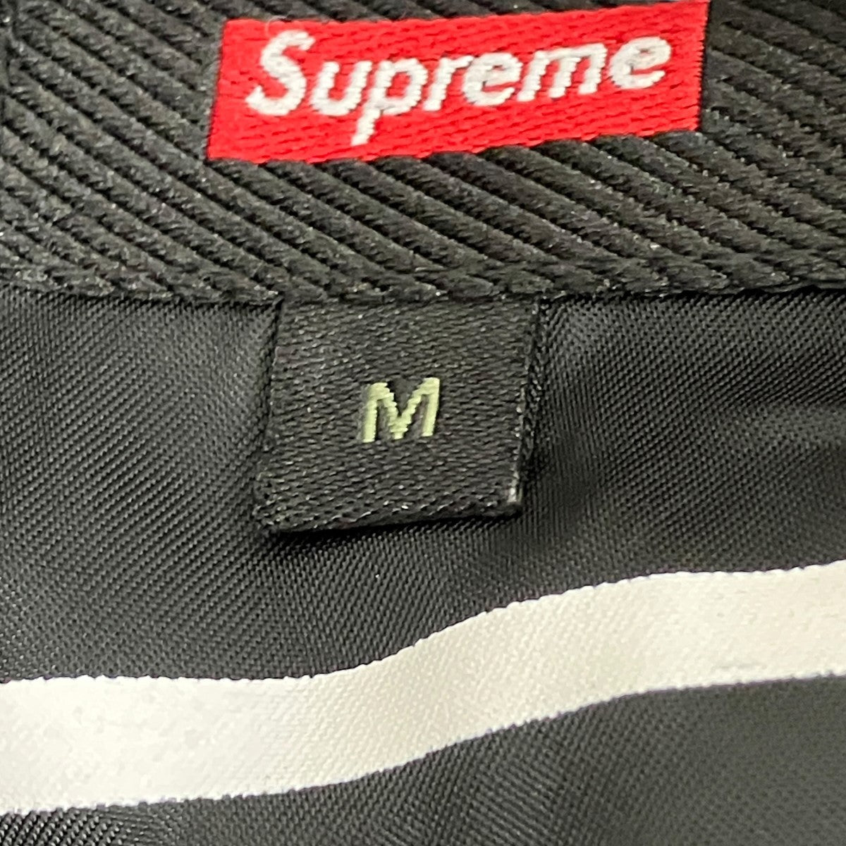 Supreme×Jean Paul GAULTIER Double Breasted Plaid Faux Fur Coat Off Whiteフェイクファーチェックコート 古着・中古-7枚目のアイテム画像