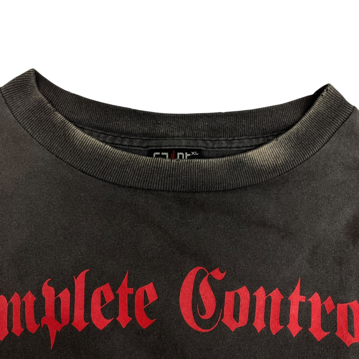 25SS×Kosuke Kawamura COMPLETE CONTRL KK LS TEEヴィンテージ加工プリントカットソーSM-HR8-0000-C26
